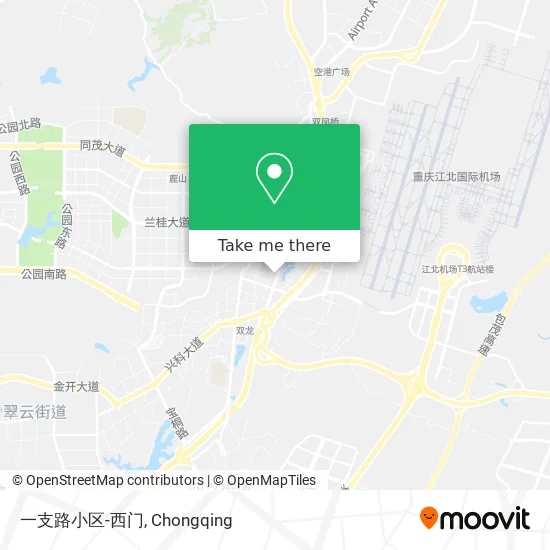 一支路小区-西门 map