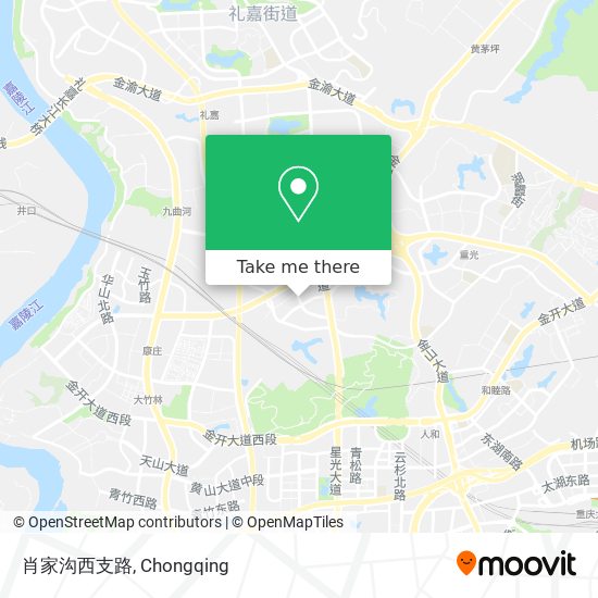 肖家沟西支路 map
