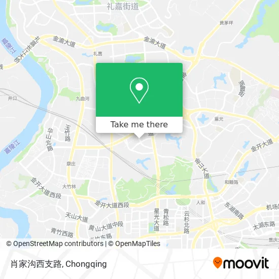 肖家沟西支路 map