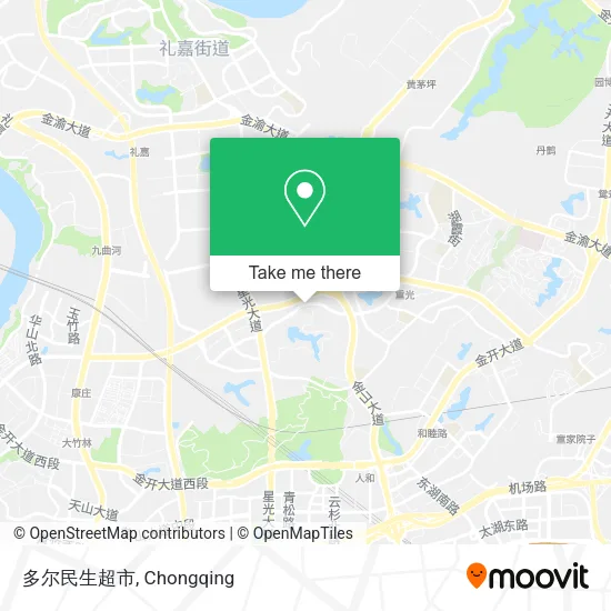 多尔民生超市 map