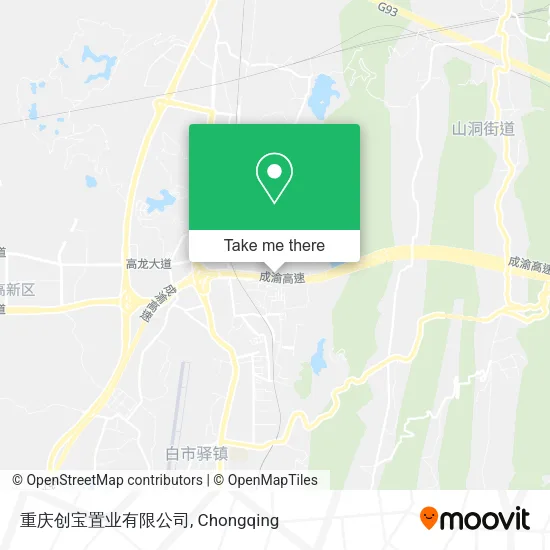 重庆创宝置业有限公司 map