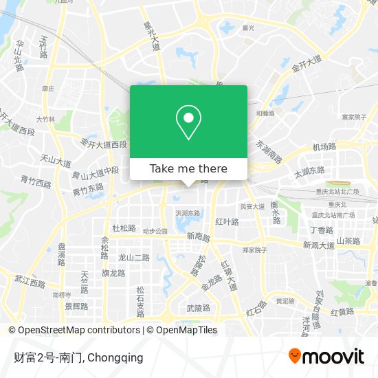 财富2号-南门 map