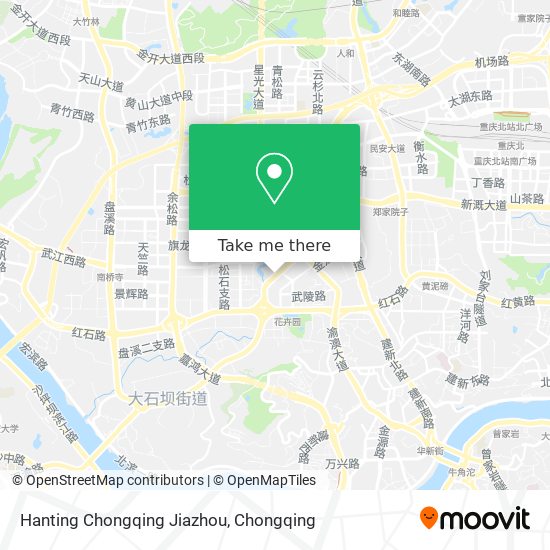 Hanting Chongqing Jiazhou map