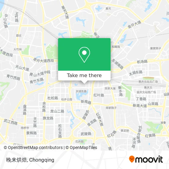 晚来烘焙 map