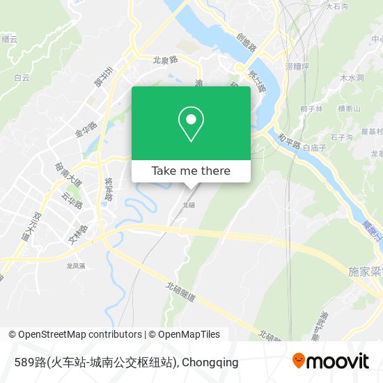 589路(火车站-城南公交枢纽站) map