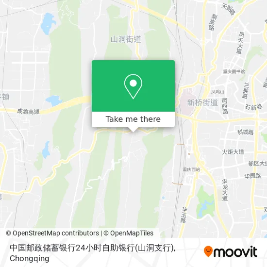 中国邮政储蓄银行24小时自助银行(山洞支行) map