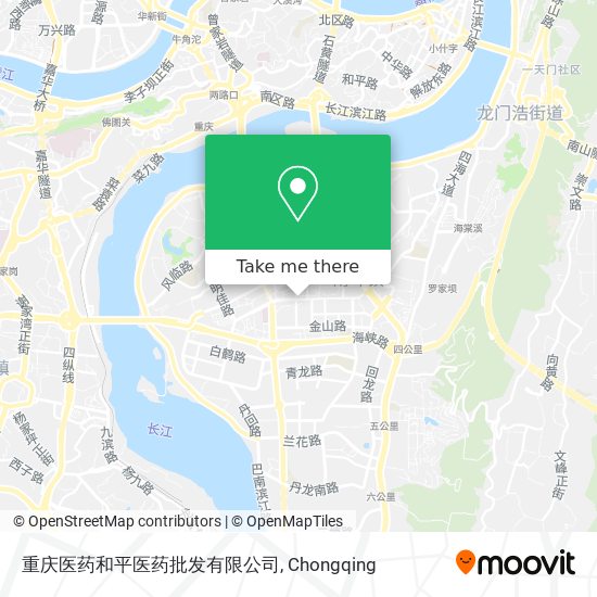 重庆医药和平医药批发有限公司 map