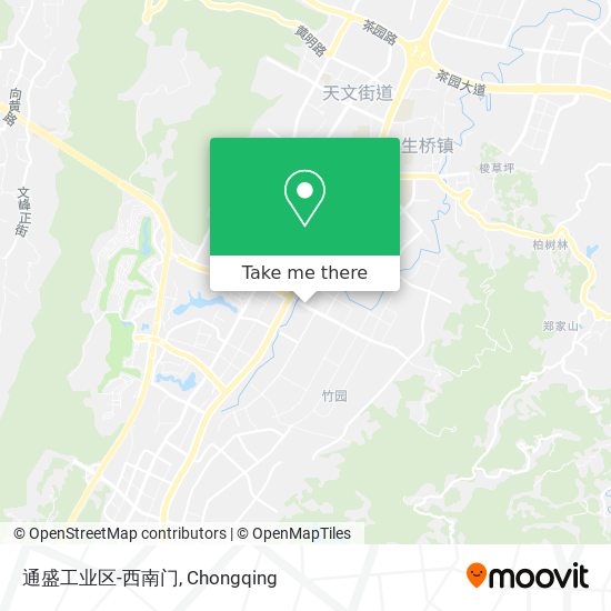 通盛工业区-西南门 map