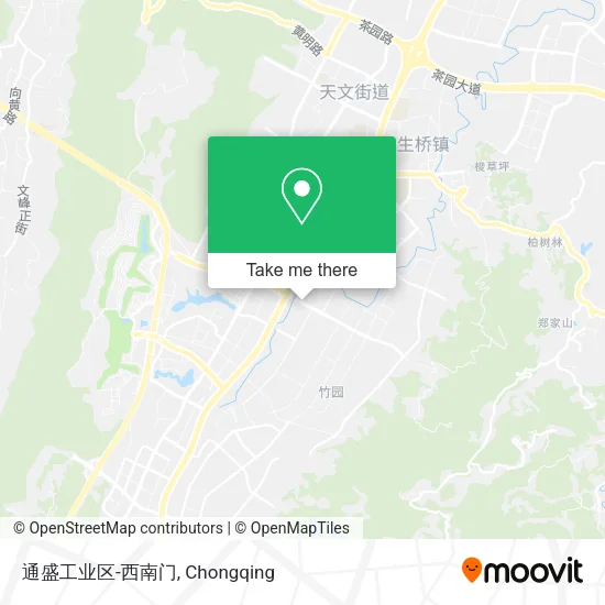通盛工业区-西南门 map
