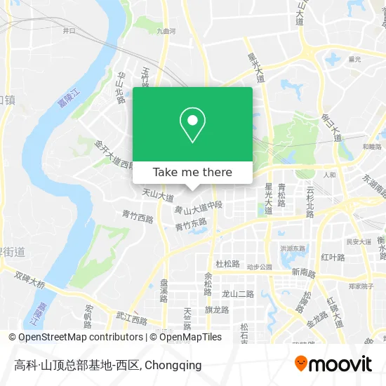 高科·山顶总部基地-西区 map