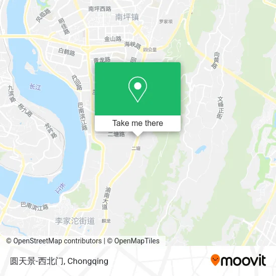 圆天景-西北门 map