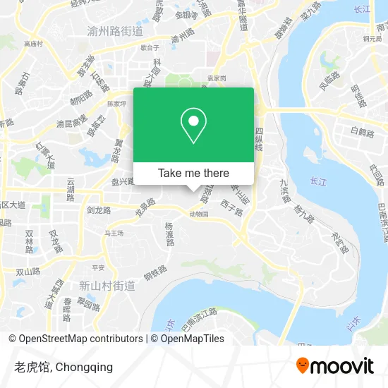老虎馆 map