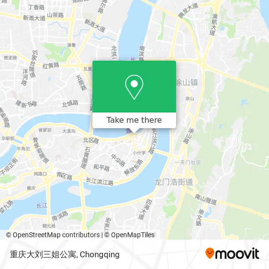 重庆大刘三姐公寓 map
