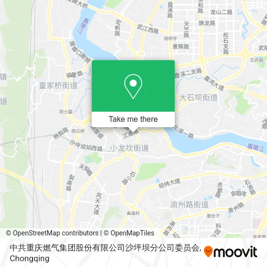 中共重庆燃气集团股份有限公司沙坪坝分公司委员会 map
