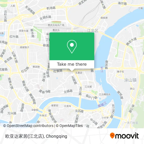欧亚达家居(江北店) map