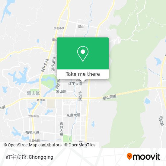 红宇宾馆 map