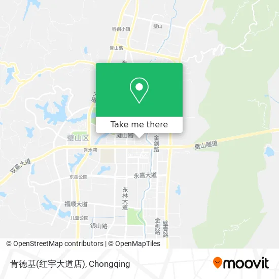 肯德基(红宇大道店) map