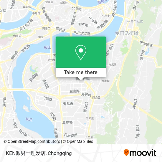 KEN派男士理发店 map