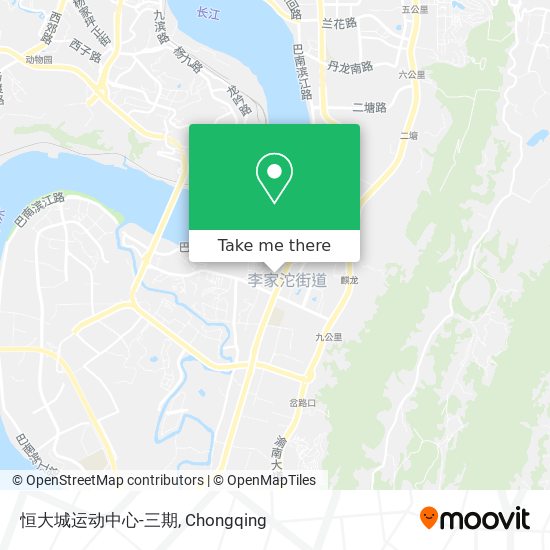 恒大城运动中心-三期 map