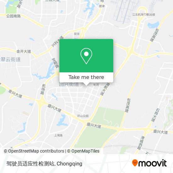 驾驶员适应性检测站 map