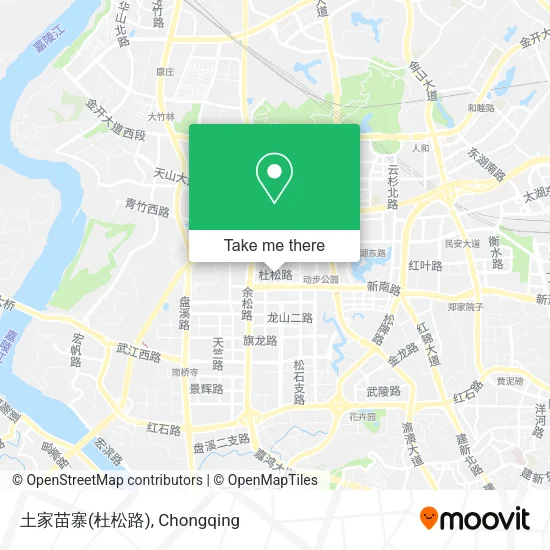 土家苗寨(杜松路) map