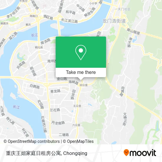 重庆王姐家庭日租房公寓 map