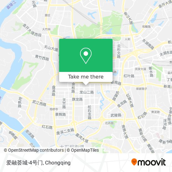 爱融荟城-4号门 map