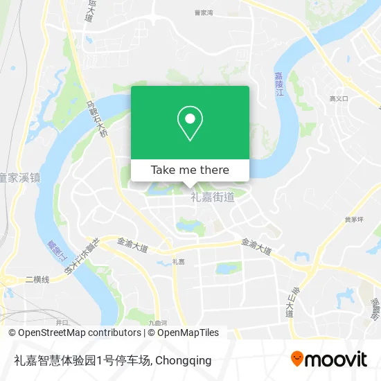 礼嘉智慧体验园1号停车场 map