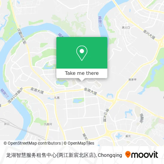 龙湖智慧服务租售中心(两江新宸北区店) map