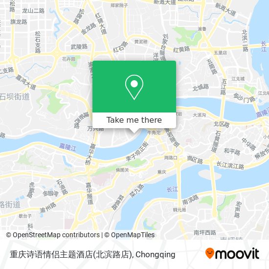 重庆诗语情侣主题酒店(北滨路店) map