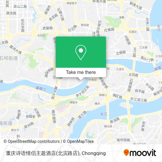 重庆诗语情侣主题酒店(北滨路店) map