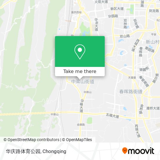 华庆路体育公园 map
