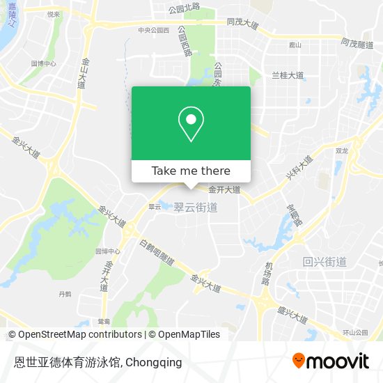 恩世亚德体育游泳馆 map