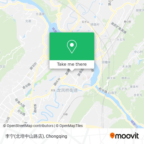 李宁(北培中山路店) map