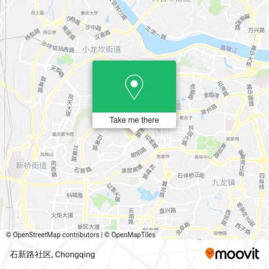 石新路社区 map