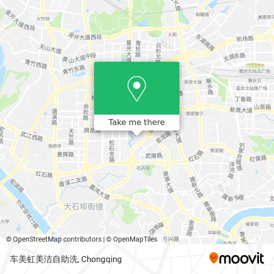 车美虹美洁自助洗 map