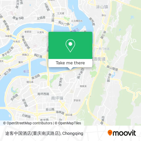 途客中国酒店(重庆南滨路店) map