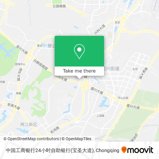 中国工商银行24小时自助银行(宝圣大道) map