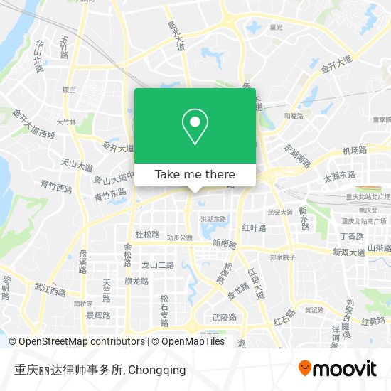 重庆丽达律师事务所 map