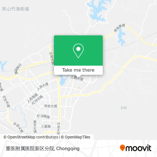 重医附属医院新区分院 map