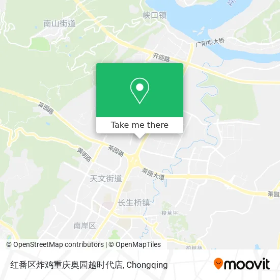 红番区炸鸡重庆奥园越时代店 map