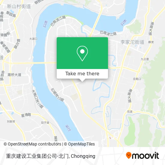 重庆建设工业集团公司-北门 map