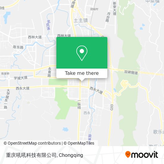 重庆吼吼科技有限公司 map