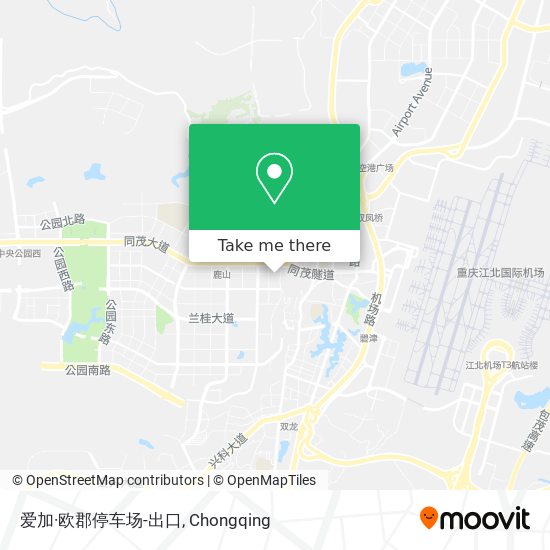 爱加·欧郡停车场-出口 map