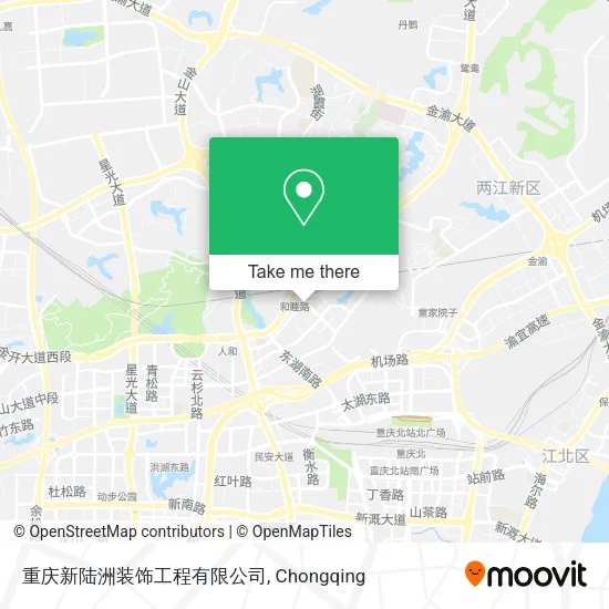重庆新陆洲装饰工程有限公司 map
