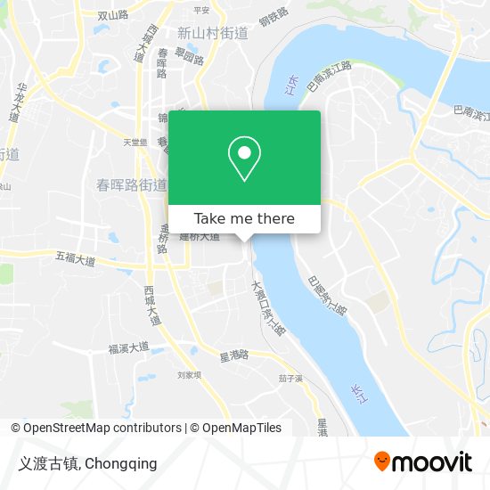 义渡古镇 map