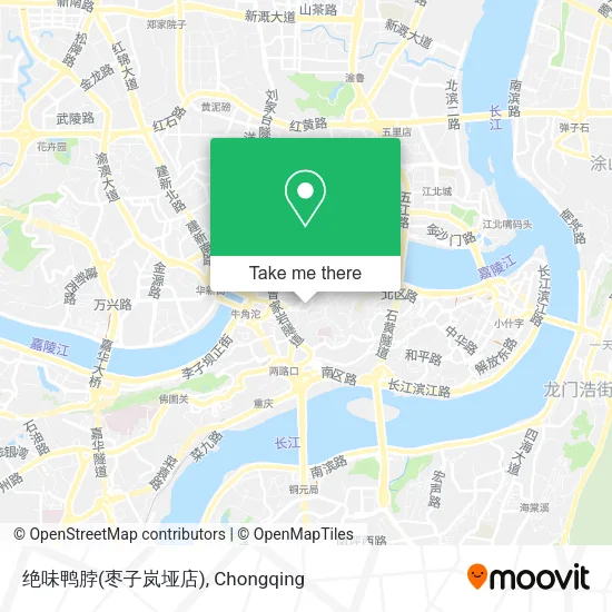 绝味鸭脖(枣子岚垭店) map