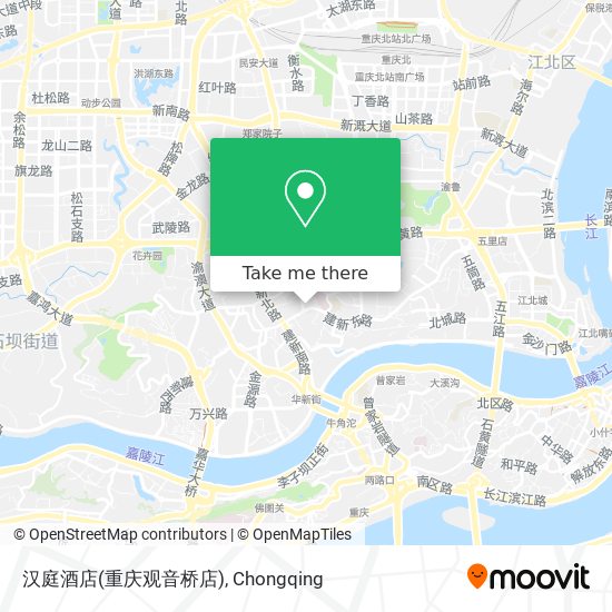 汉庭酒店(重庆观音桥店) map