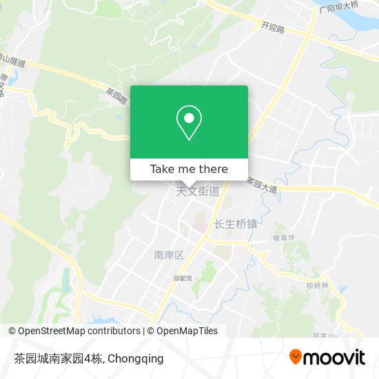 茶园城南家园4栋 map