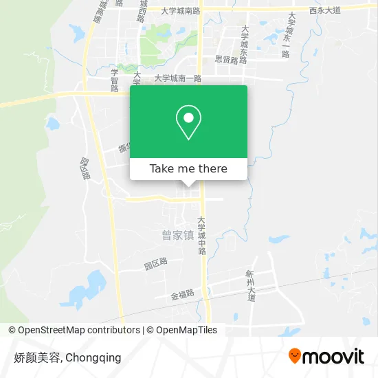 娇颜美容 map